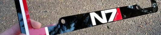 N7 License Plate Frame