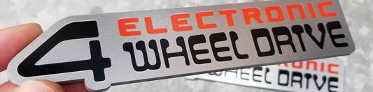 Electronic 4-Wheel Drive Emblem