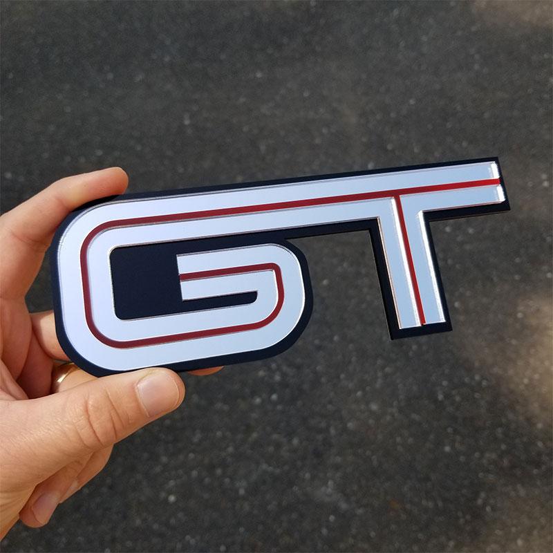 GT radial tires logo stickers in custom colors and sizes